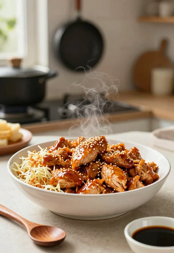 16 Stir Fry Recipes Using Coleslaw Mix For Fast Dinners - 1. Teriyaki Chicken and Coleslaw Stir Fry 1