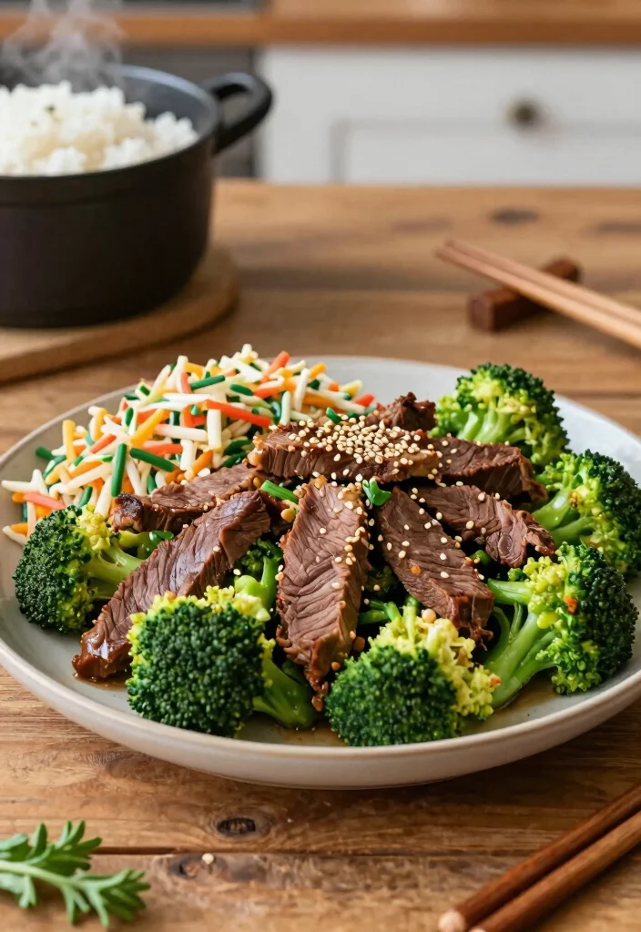16 Stir Fry Recipes Using Coleslaw Mix For Fast Dinners - 2. Beef and Broccoli Coleslaw Stir Fry 1