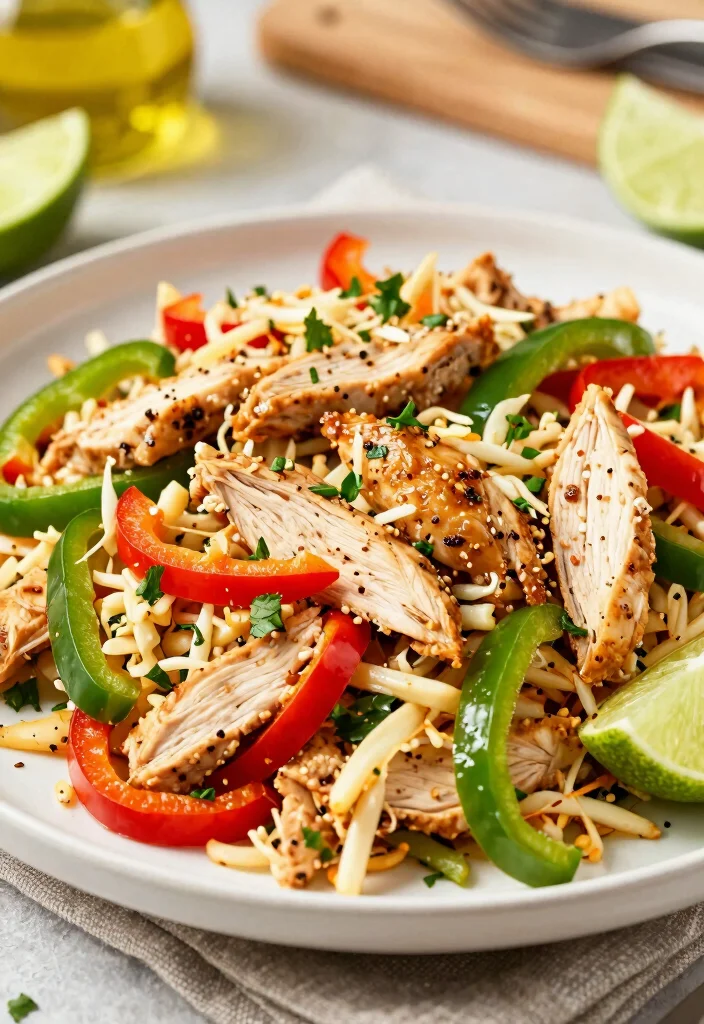 16 Stir Fry Recipes Using Coleslaw Mix For Fast Dinners - 9. Chicken Fajita Coleslaw Stir Fry 1