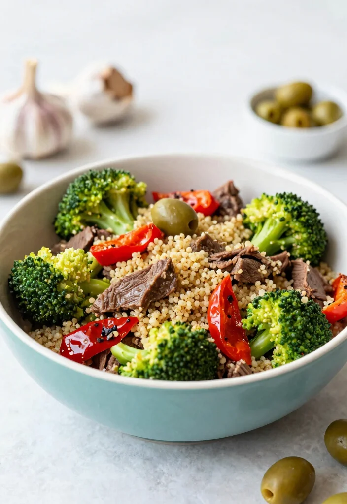 17 Beef And Broccoli Stir Fry With Noodles Recipes - 13. Mediterranean Beef and Broccoli Stir Fry with Quinoa 1