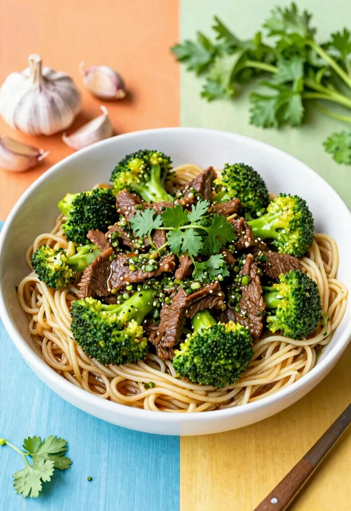 17 Beef And Broccoli Stir Fry With Noodles Recipes - 16. Beef and Broccoli Stir Fry with Chimichurri Sauce 1