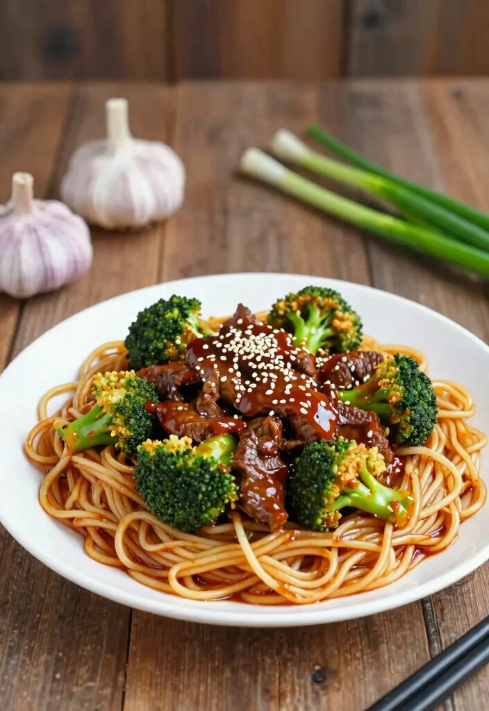 17 Beef And Broccoli Stir Fry With Noodles Recipes - 5. Beef and Broccoli Stir Fry with Teriyaki Sauce 1