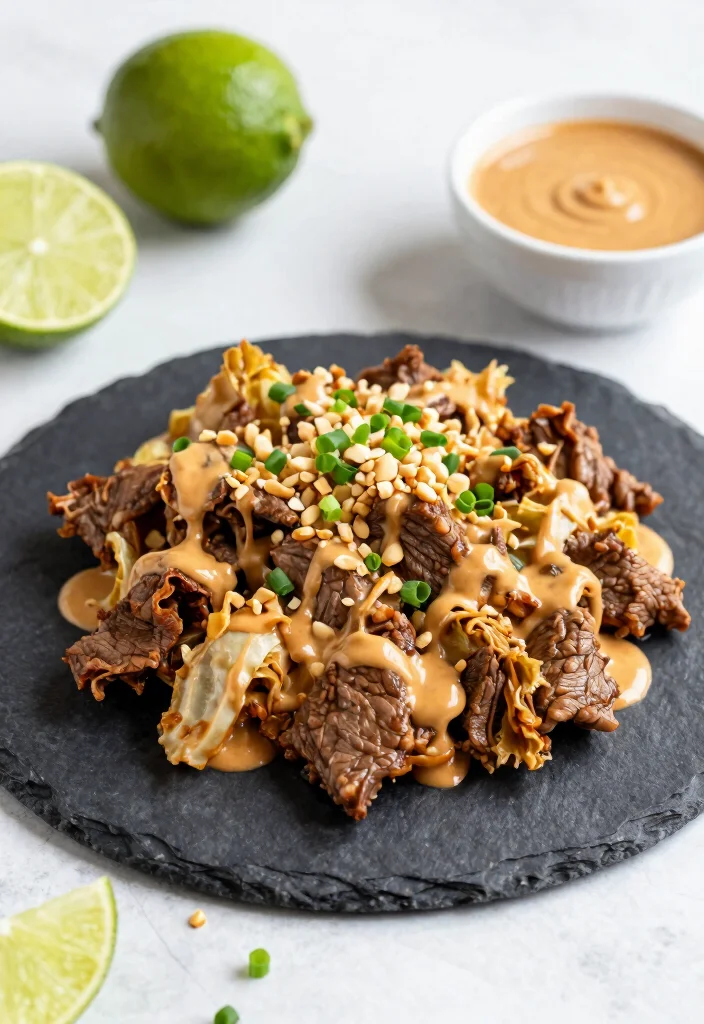 17 Beef And Cabbage Stir Fry Recipes Low Carb Friendly - 9. Beef and Cabbage Stir Fry with Peanut Sauce 1