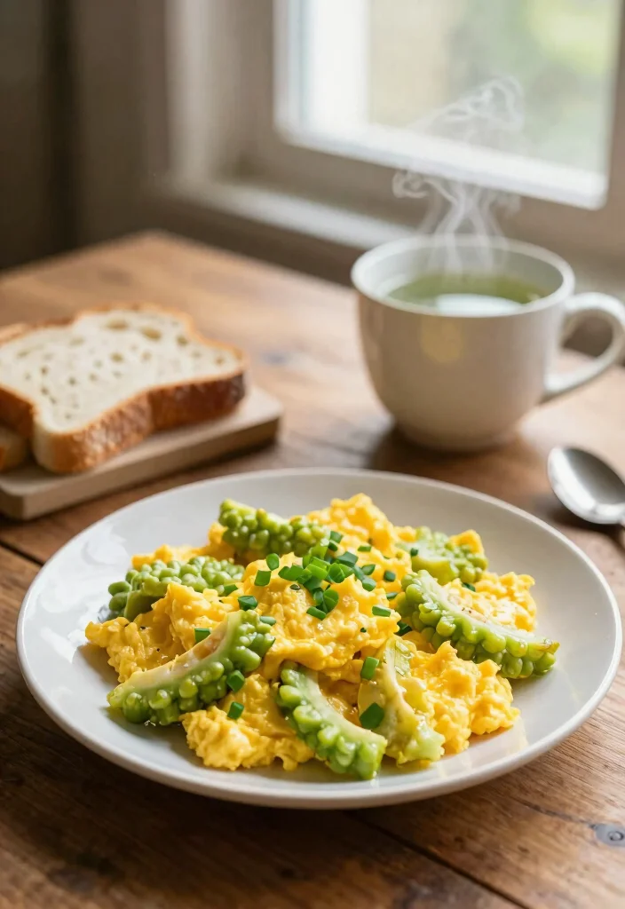 17 Bitter Melon Stir Fry Recipes With Classic Asian Flavors - 3. Bitter Melon and Egg Stir Fry 1