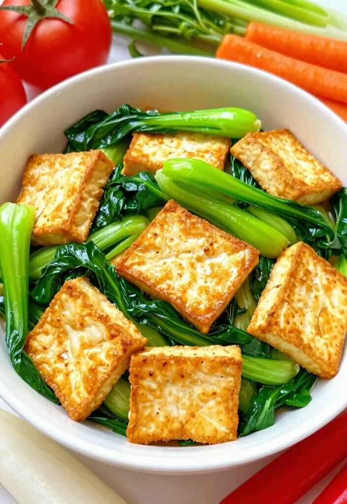 17 Bok Choy Stir Fry Recipes Simple And Quick - 8. Vegan Tofu Bok Choy Stir Fry 1