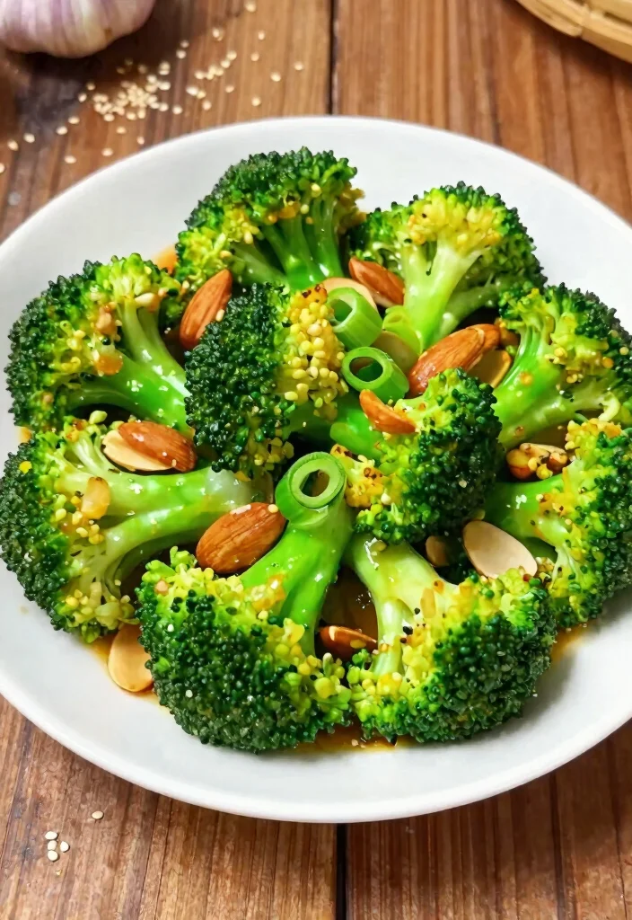 17 Calorie Deficit Meal Prep Recipes for Weight Loss - 15. Broccoli and Almond Stir-Fry 1