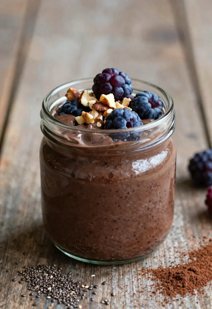 17 Calorie Deficit Meal Prep Recipes for Weight Loss - 17. Vegan Chocolate Chia Pudding 1