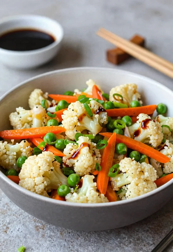 17 Calorie Deficit Meal Prep Recipes for Weight Loss - 5. Cauliflower Rice Stir-Fry 1