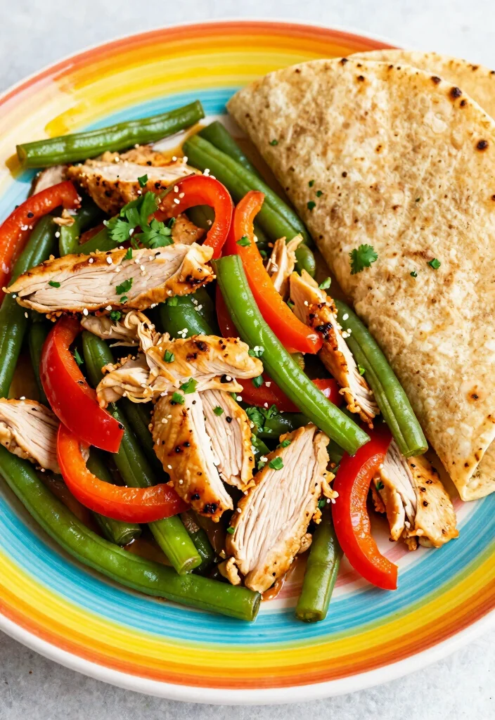 17 Chicken And Green Bean Stir Fry Recipes for a Healthy Dinner - 12. Fajita Chicken and Green Bean Stir Fry 1