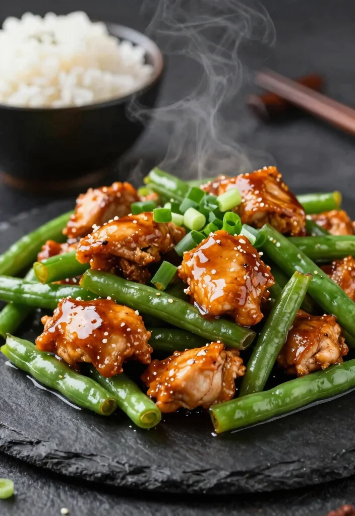 17 Chicken And Green Bean Stir Fry Recipes for a Healthy Dinner - 4. Teriyaki Chicken and Green Bean Stir Fry 1