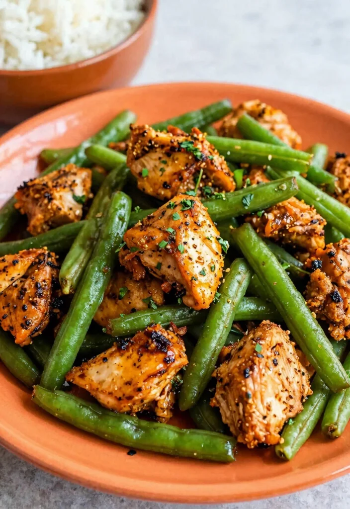 17 Chicken And Green Bean Stir Fry Recipes for a Healthy Dinner - 7. Cajun Chicken and Green Bean Stir Fry 1