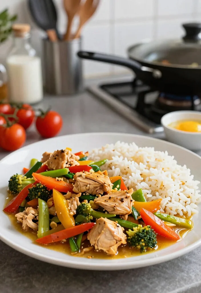 17 Chicken Stir Fry With Rice Recipes For Complete Meals - 17. One-Pan Chicken Stir Fry with Rice 1