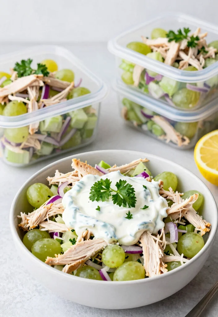 17 Delicious Chicken Salad Meal Prep Recipes for Weight Loss - 1. Classic Chicken Salad with Greek Yogurt 1