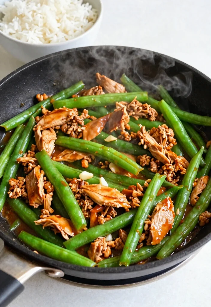 17 Ground Turkey Stir Fry Recipes For Easy And Healthy Dinners - 16. Ground Turkey and Green Bean Stir Fry 1