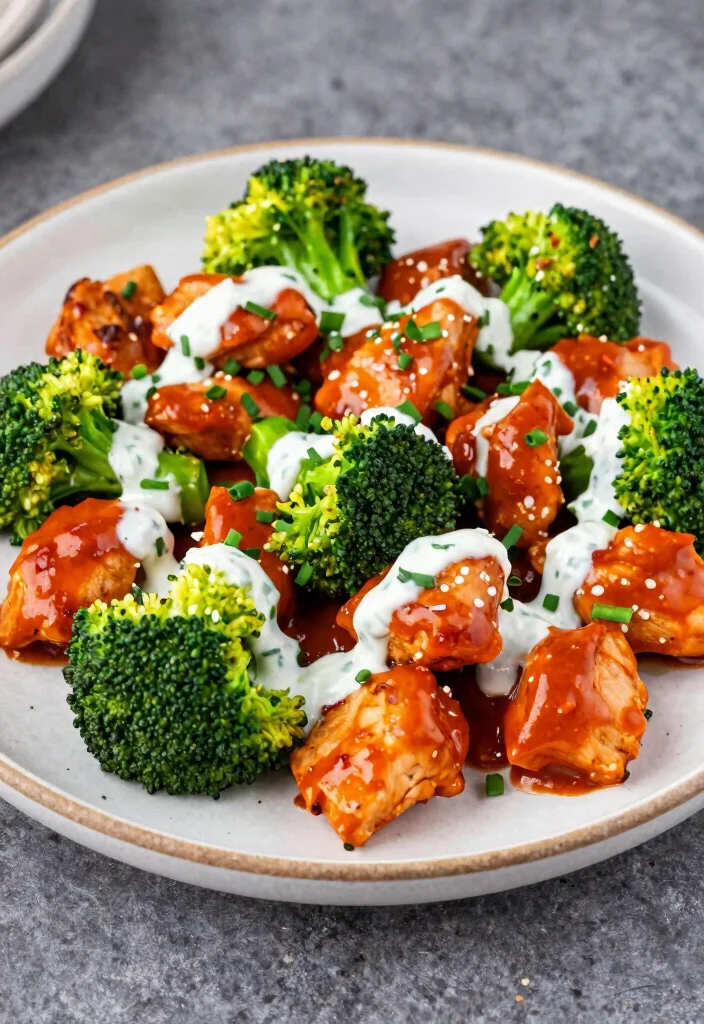 17 Healthy Chicken And Broccoli Stir Fry Recipes - 16. Buffalo Chicken and Broccoli Stir Fry 1