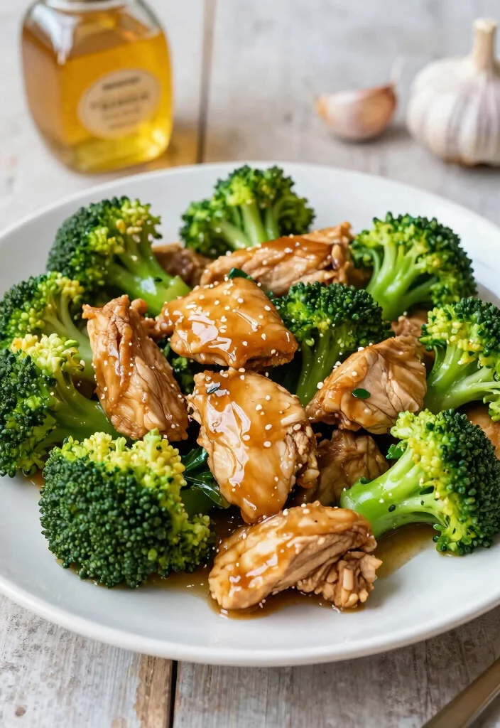 17 Healthy Chicken And Broccoli Stir Fry Recipes - 5. Honey Garlic Chicken and Broccoli 1