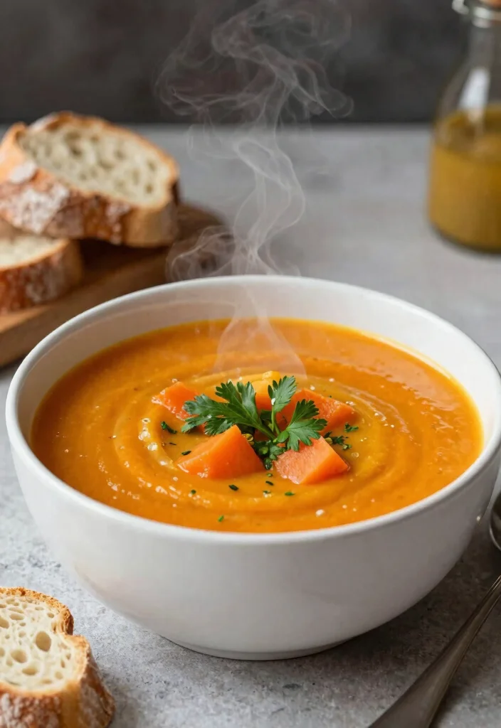 17 Healthy Meal Prep Lunch Recipes - 16. Carrot & Ginger Soup 1