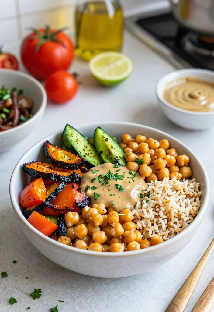 17 Healthy Meal Prep Lunch Recipes - 7. Vegan Buddha Bowl 1