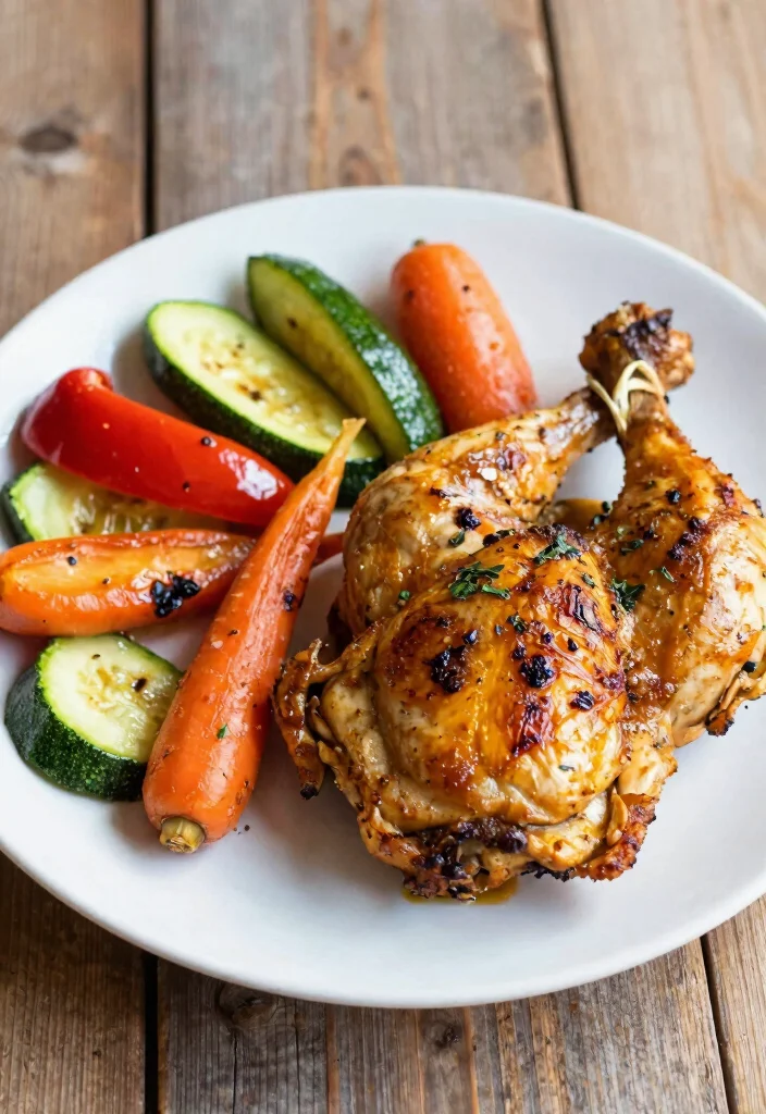 17 High Protein Chicken Meal Prep Recipes for Athletes - 17. Paprika Chicken with Roasted Veggies 1