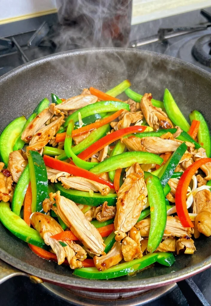 17 High Protein Chicken Meal Prep Recipes for Athletes - 2. Spicy Chicken and Vegetable Stir-Fry 1