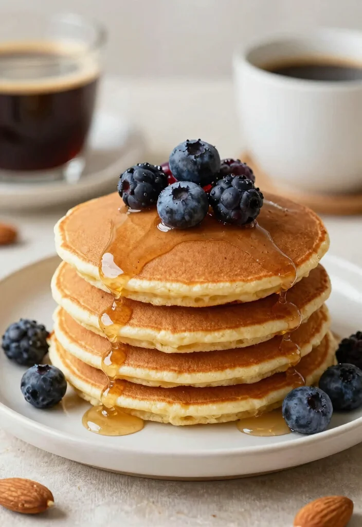 17 High Protein Low Carb Meal Prep Recipes - 14. Almond Flour Pancakes 1