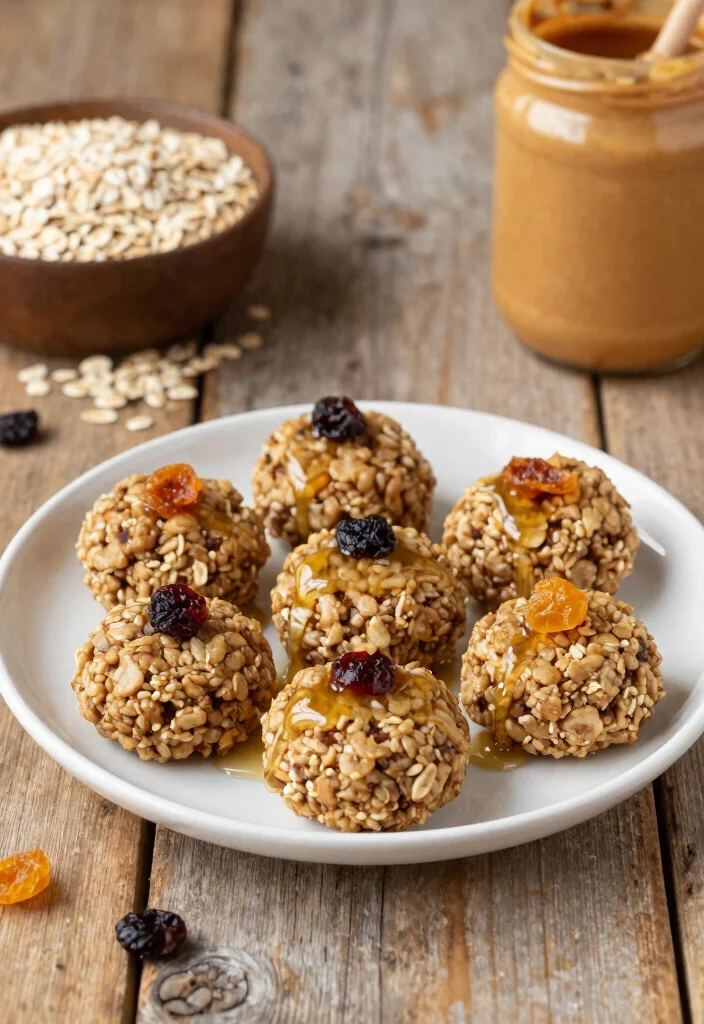 17 Low Cholesterol Meal Prep Recipes for Heart Health - 17. Oatmeal Energy Bites 1