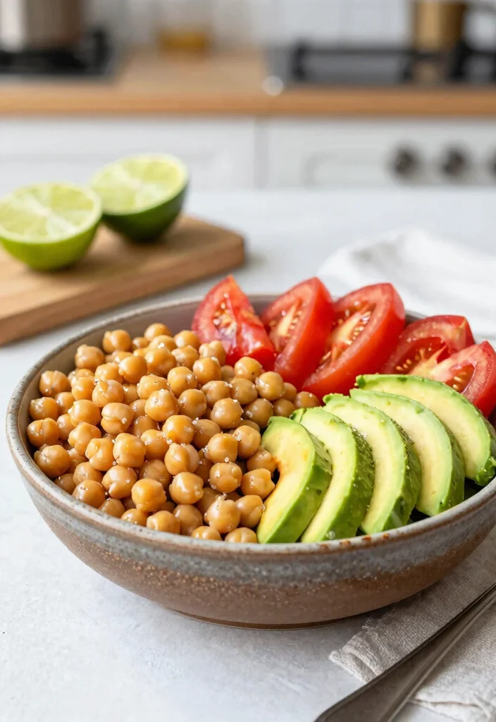 17 Salad Meal Prep Recipes for the Week - 13. Chickpea and Avocado Salad 1