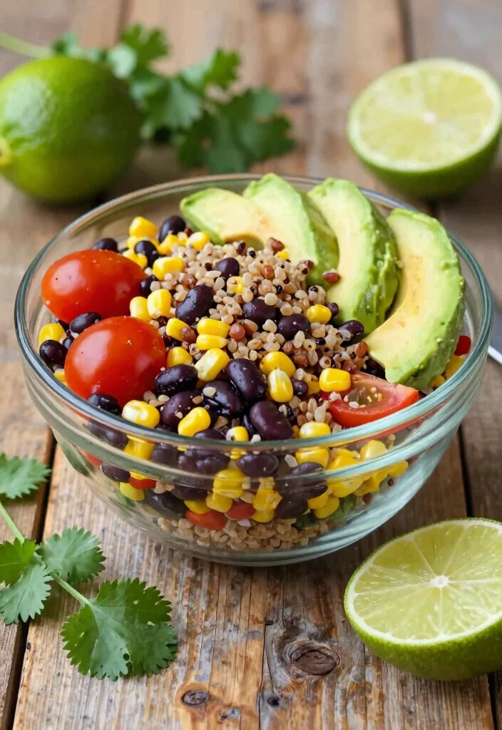 17 Salad Meal Prep Recipes for the Week - 3. Southwest Quinoa Salad 1