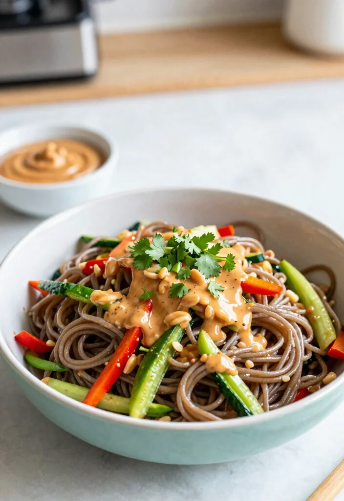 17 Salad Meal Prep Recipes for the Week - 4. Thai Peanut Noodle Salad 1