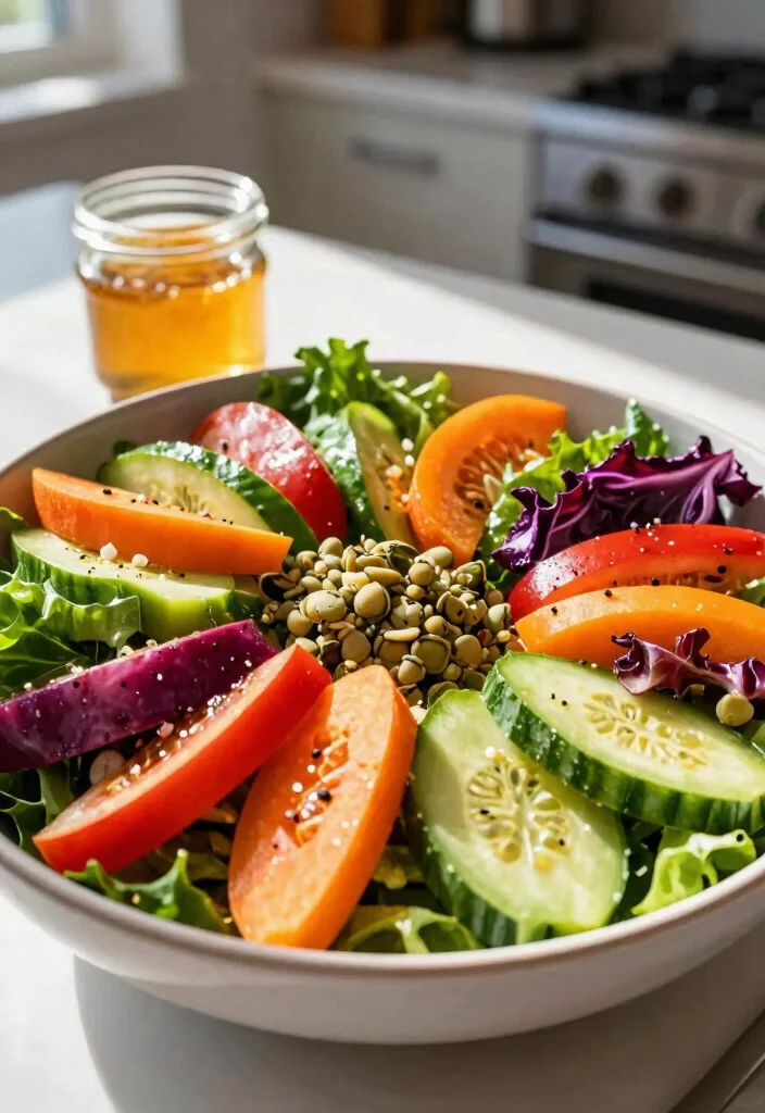17 Salad Meal Prep Recipes for the Week - 6. Rainbow Chopped Salad 1