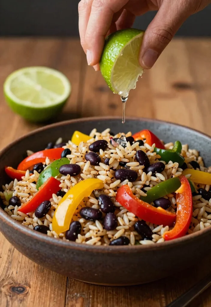 17 Salad Meal Prep Recipes for the Week - 7. Brown Rice and Black Bean Salad 1