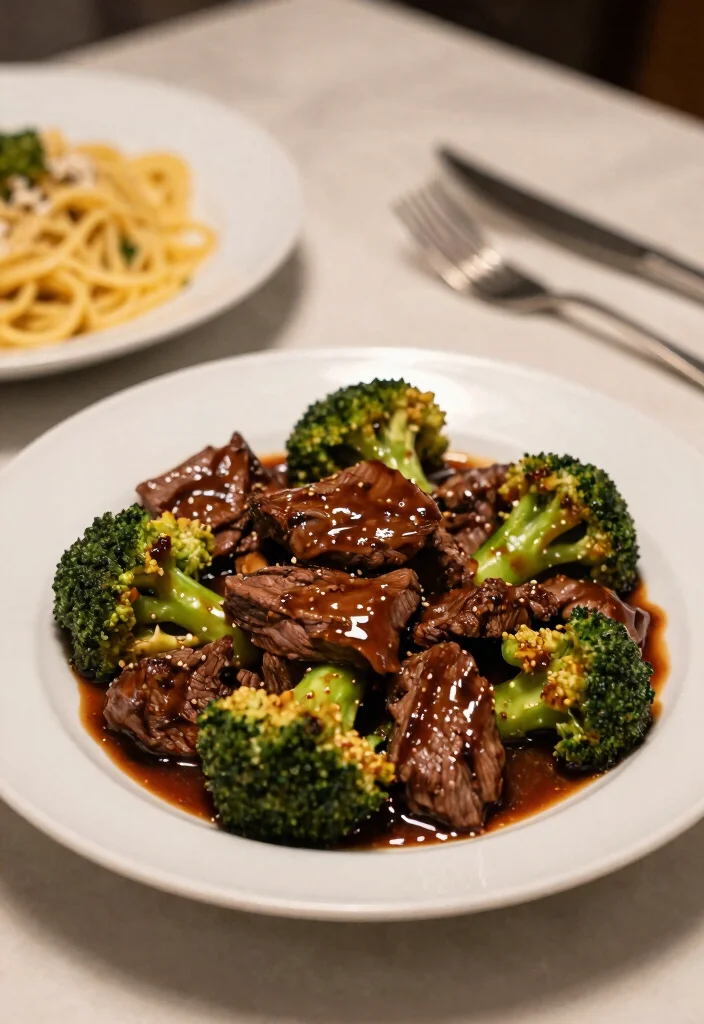 17 Steak And Broccoli Stir Fry Recipes At Home - 17. Beef and Broccoli with Balsamic Glaze 1