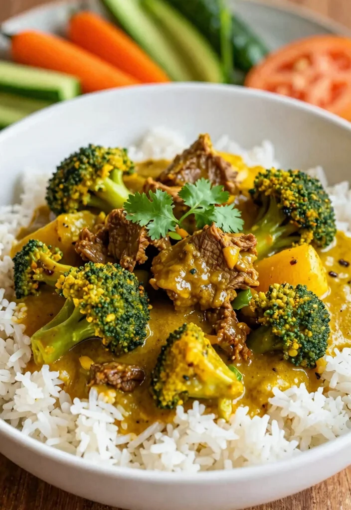 17 Steak And Broccoli Stir Fry Recipes At Home - 9. Beef and Broccoli Curry Stir Fry 1