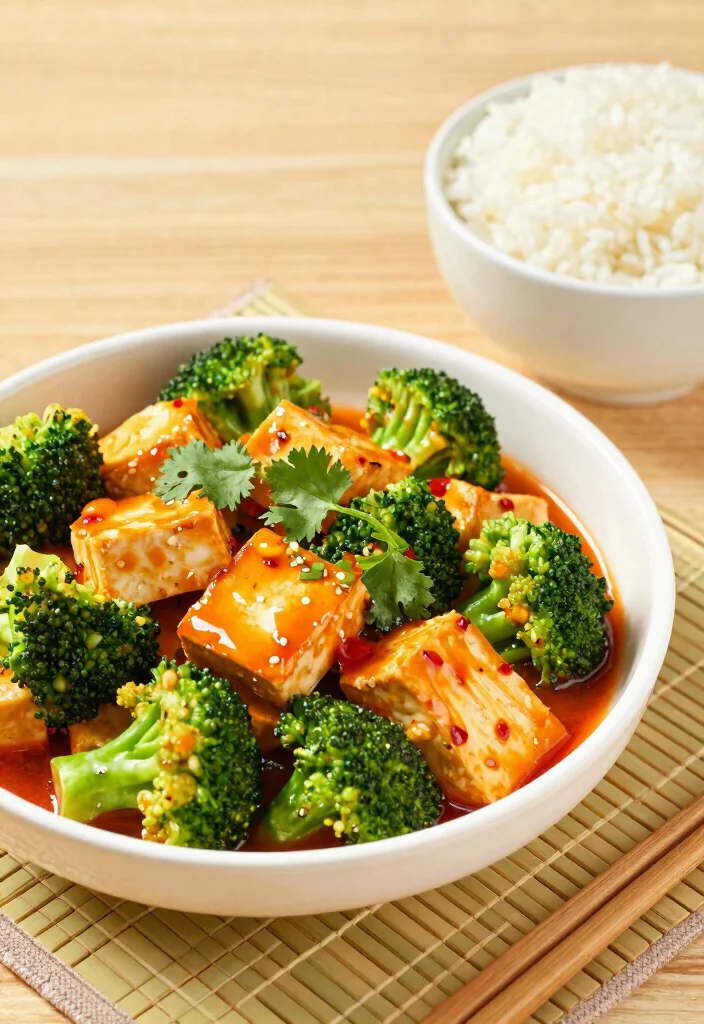 17 Tofu And Broccoli Stir Fry Recipes: Vegan Meal Prep for Busy Professionals - 2. Spicy Szechuan Tofu and Broccoli Stir Fry 1
