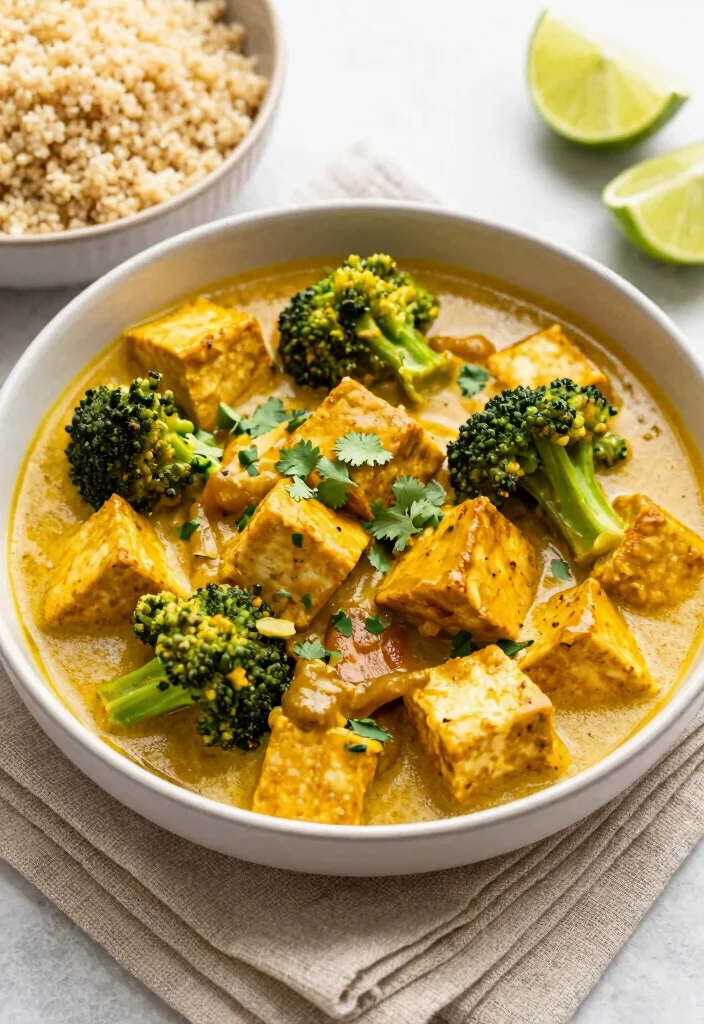17 Tofu And Broccoli Stir Fry Recipes: Vegan Meal Prep for Busy Professionals - 5. Coconut Curry Tofu and Broccoli Stir Fry 1