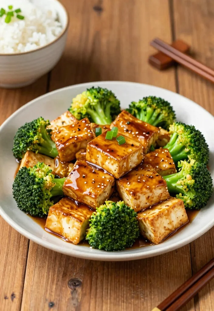 17 Tofu And Broccoli Stir Fry Recipes: Vegan Meal Prep for Busy Professionals - 8. Miso Glazed Tofu and Broccoli Stir Fry 1