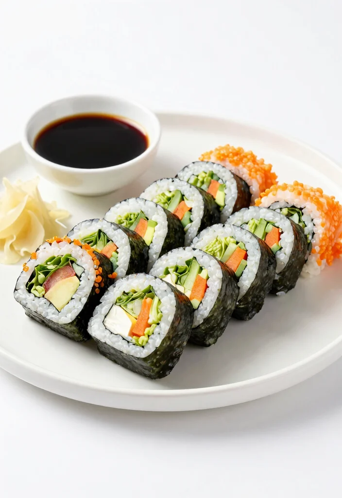 17 Vegan Lunch Meal Prep Recipes for Busy Professionals - 14. Vegan Sushi Rolls 1