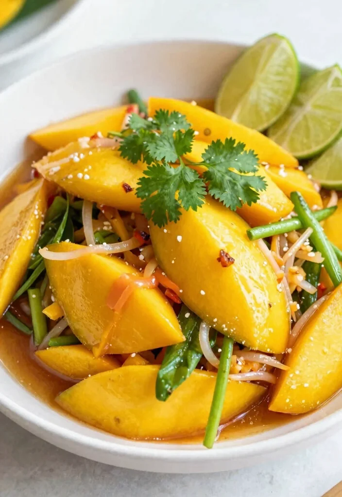 17 Vegan Lunch Meal Prep Recipes for Busy Professionals - 15. Thai Mango Salad 1