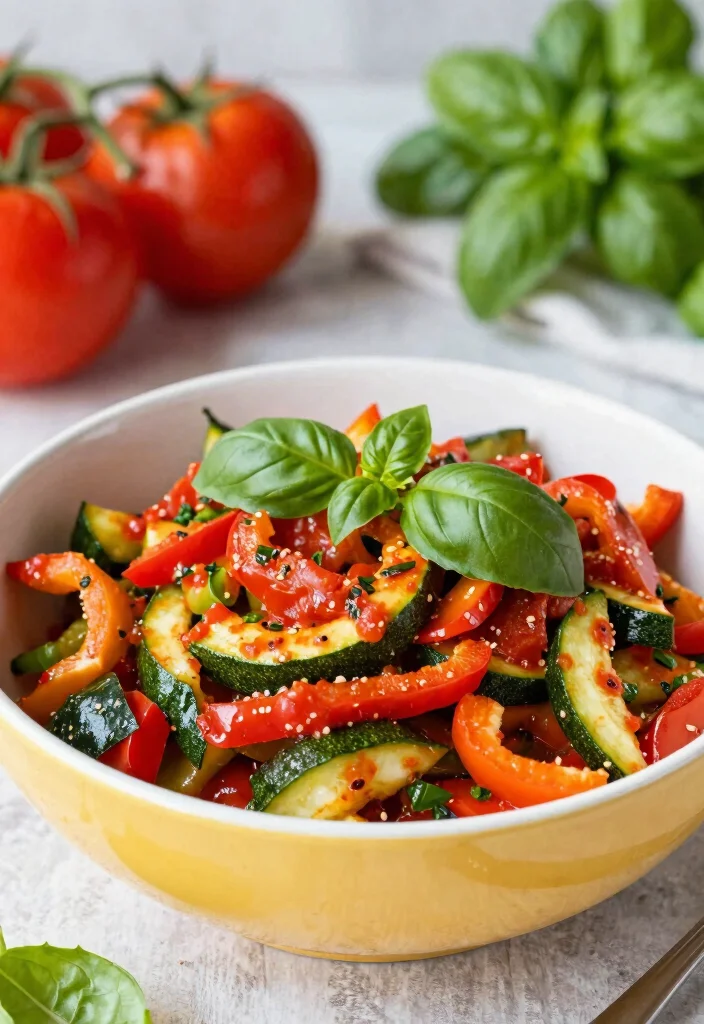 17 Vegetable Stir Fry Sauce Recipes That Work Every Time - 16. Tomato Basil Stir Fry Sauce 1