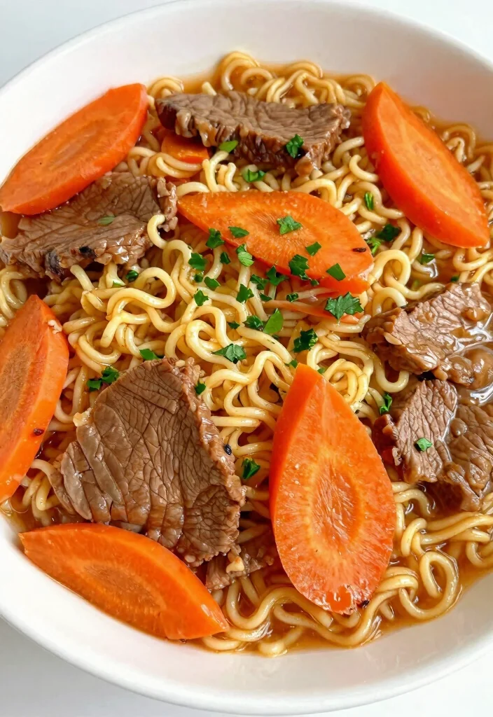 18 Beef Ramen Stir Fry Recipes Full Of Flavor - 17. Beef and Carrot Ramen Stir Fry 1