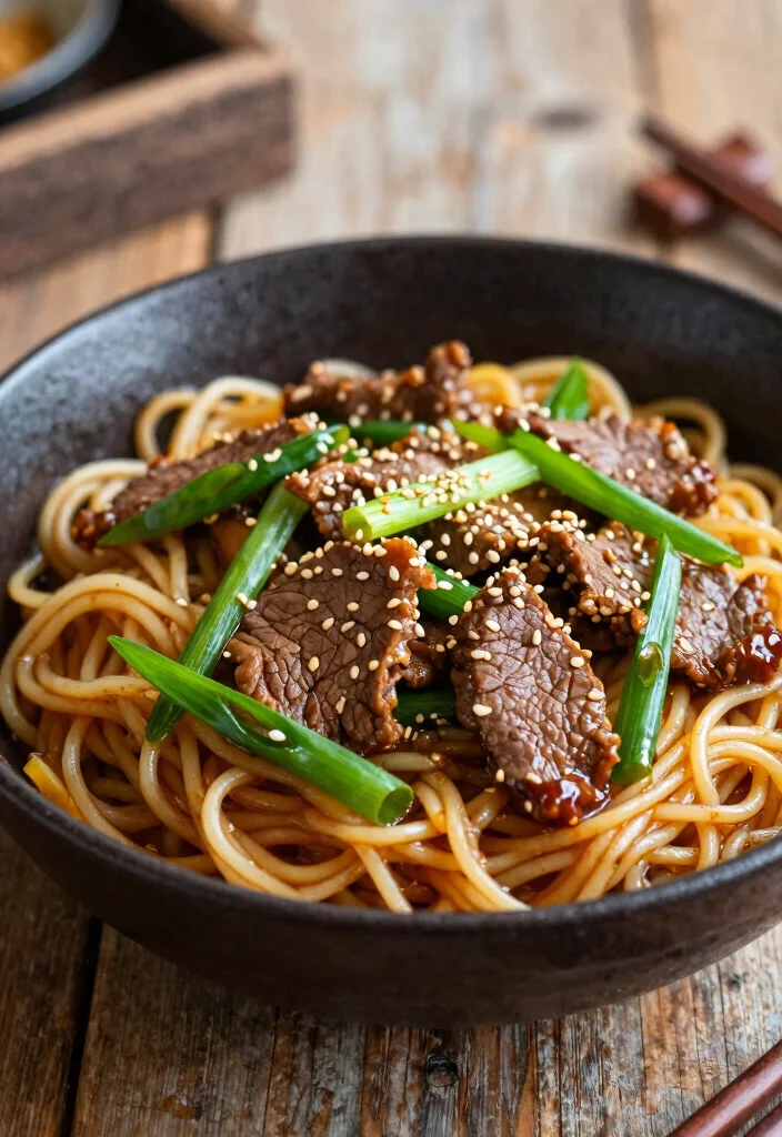 18 Beef Ramen Stir Fry Recipes Full Of Flavor - 7. Mongolian Beef Ramen Stir Fry 1