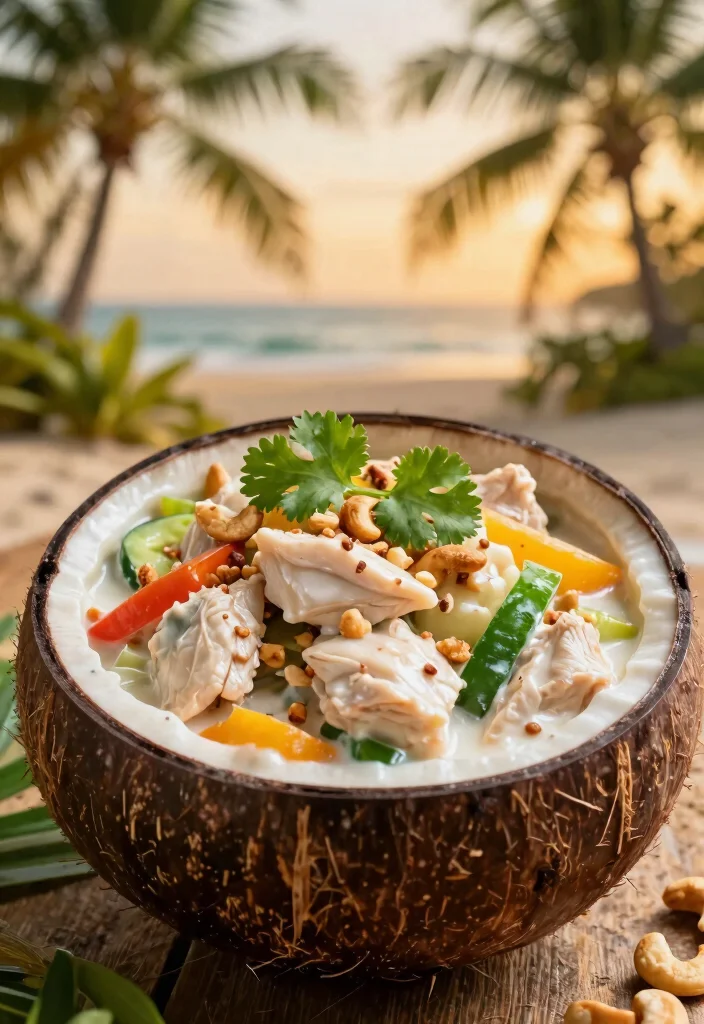 18 Chicken Cashew Stir Fry Recipes With Crunchy Texture - 14. Coconut Cashew Chicken Stir Fry 1