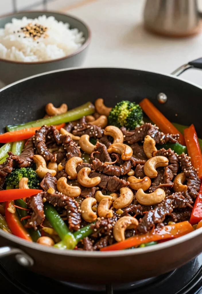 18 Easy Soy Sauce Beef Stir Fry Recipes - 11. Cashew Beef Stir Fry 1