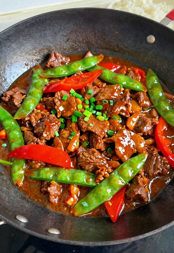 18 Easy Soy Sauce Beef Stir Fry Recipes - 2. Sweet and Spicy Beef Stir Fry 1