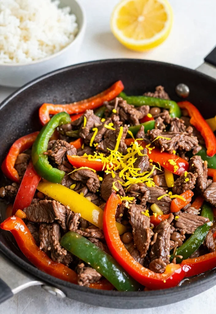 18 Easy Soy Sauce Beef Stir Fry Recipes - 8. Lemon Soy Beef Stir Fry 1