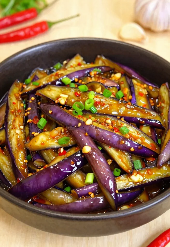 18 Eggplant Stir Fry Recipes That Are Simple And Flavorful - 1. Spicy Garlic Eggplant Stir Fry 1