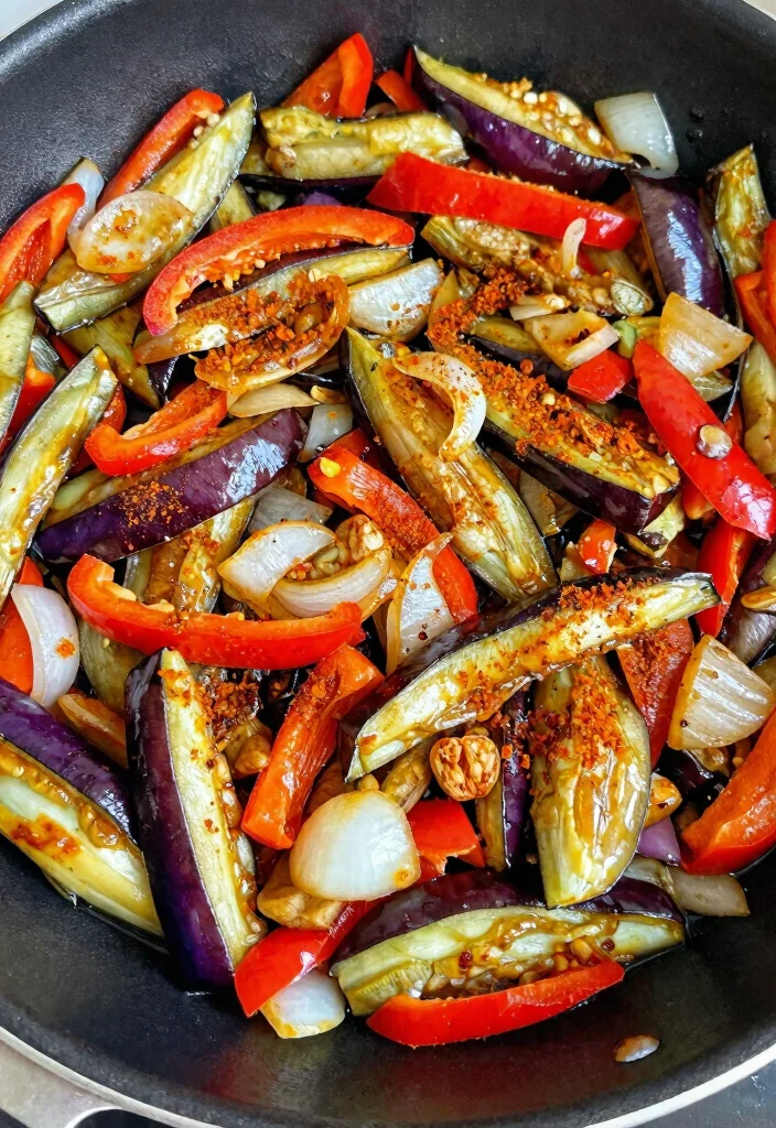 18 Eggplant Stir Fry Recipes That Are Simple And Flavorful - 11. Paprika Eggplant Stir Fry 1