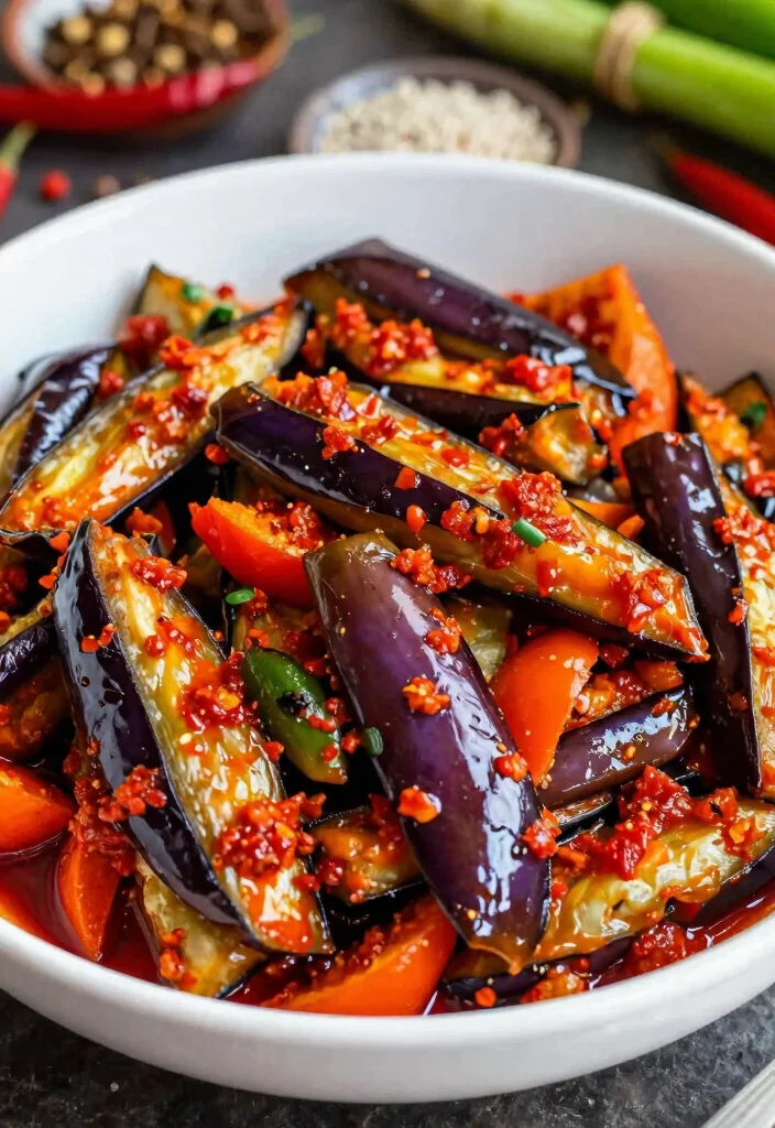 18 Eggplant Stir Fry Recipes That Are Simple And Flavorful - 12. Harissa Eggplant Stir Fry 1
