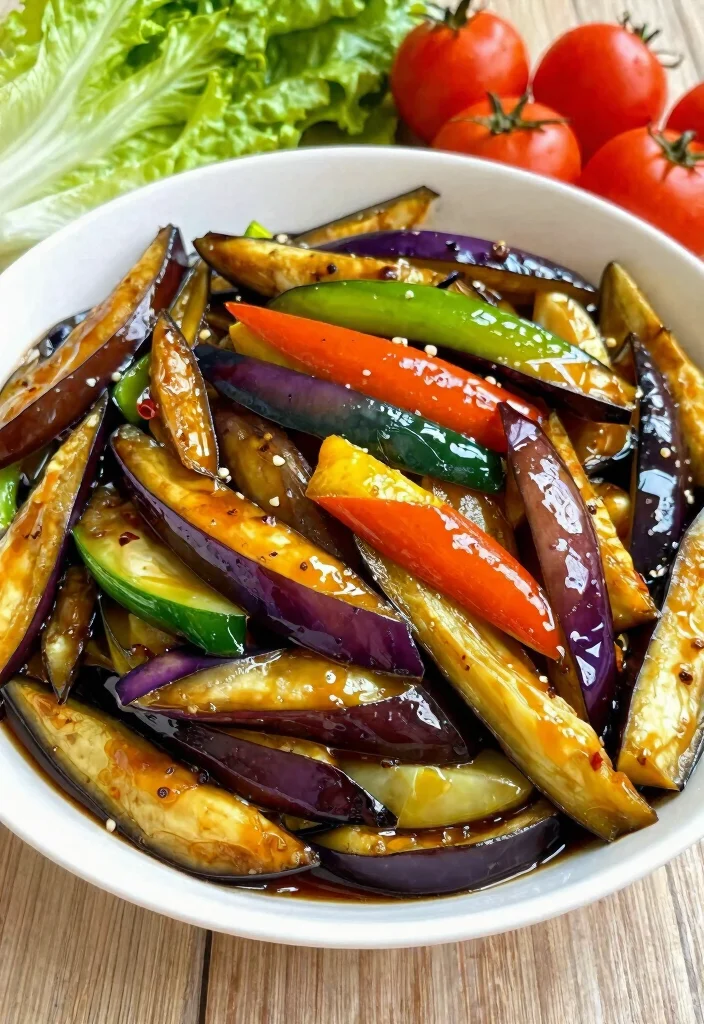 18 Eggplant Stir Fry Recipes That Are Simple And Flavorful - 17. Veggie-Packed Eggplant Stir Fry 1