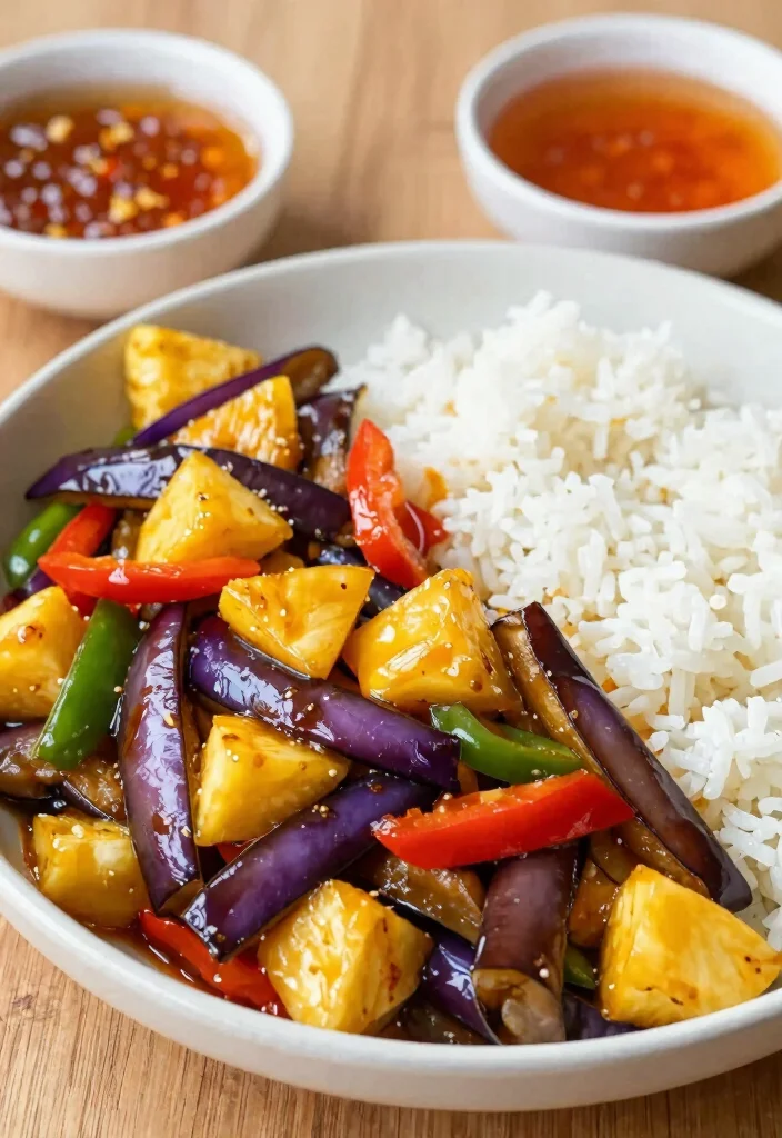 18 Eggplant Stir Fry Recipes That Are Simple And Flavorful - 4. Sweet and Sour Eggplant Stir Fry 1